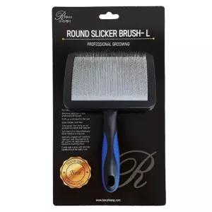 리케이 라운드 슬리커 브러쉬 L애완미용빗 동물 도구 애완 러시