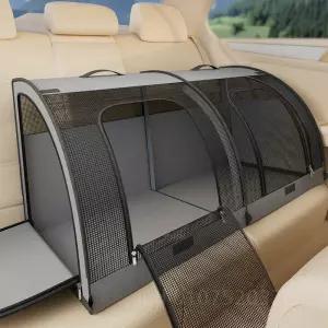 접이식 메쉬 켄넬 자동차 고양이 이동장 대형견