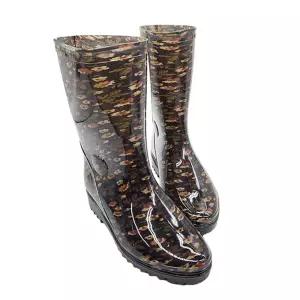 여자 플라워 반장화 여성 미끄럼방지 작업용초경량주방 성인 위생 작업용 농사