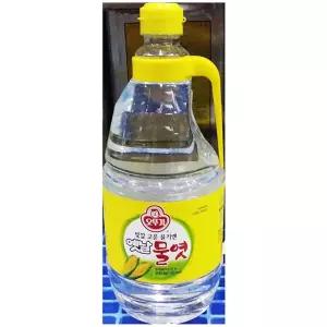 흰물엿 (오뚜기 2.45K)조리 옥수수 물엿당 조리용 식당 요리당 이온 투명 올리고당