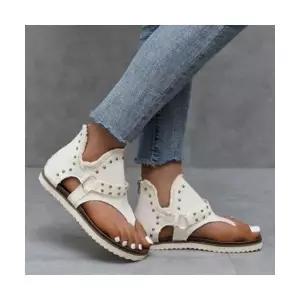 여성 로마 스트랩 신발 샌들 캔버스 러블리 빅사이즈 비치 조리 다올5