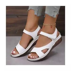 여사친 러블리 신발 스트랩 샌들 플라워 통굽 패션 스탠딩 빅사이즈 매직 스니커즈 다올5