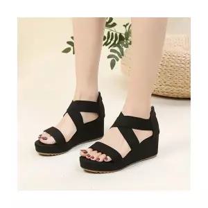 여성 지퍼 신발 크로스 스타일 스트랩 샌들 후 러블리 트랩 로마 다올5