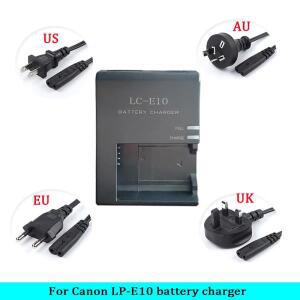 LP-E10 카메라 배터리 충전기 Canon 1100D 반란군 T3 T5 T6 T7 X80 용 교체