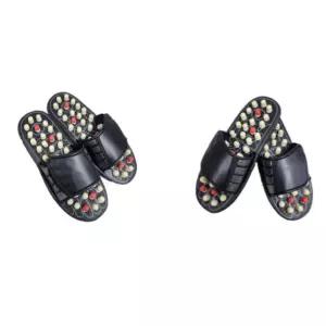 지압 슬리퍼 마사지 발 찍찍이 밴드형 건강 거실