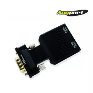 ANYPORT VGA to HDMI 컨버터 (오디오 지원)장비 네트워크공구 VGATOHDMI VGATOHDMI변환