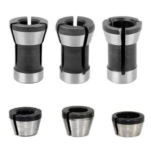 [미국배송] 선폭 6PCS 라우터 콜릿 어댑터 6MM 1/4