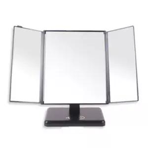 ST-7014 삼면거울 블랙(중 3면 탁상 경 화장대 스탠드 미용