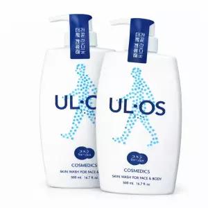 우르오스 바디워시 500ml 1+1 남자 등드름 스킨워시 노인냄새 올인원 우로스파우치