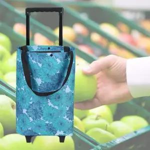 [RIZPICK]대용량 바퀴 쇼핑 캐리어 시장 쇼핑 장바구니 손수레