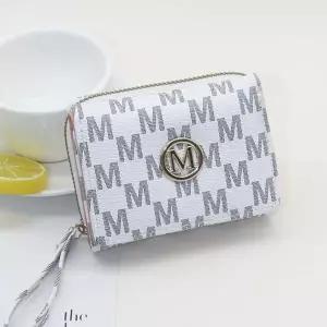 여성 고급 M자 반지갑 교통카드 명함 수납 지갑 카드 미니 여성