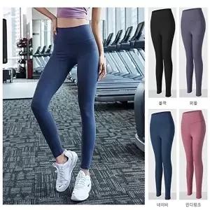여자 요가 필라 런닝 홈트 스포츠 노와이존 레깅스 (HSJ-WE28C3D