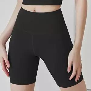 여성 5부 하이웨스트 요가 피트니스 반바지 레깅스 (HSJ-WFHDMMQ