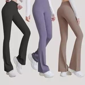 나팔 레깅스 댄스 다리길어보이는 바지 러닝 (HSJ-WFF5809