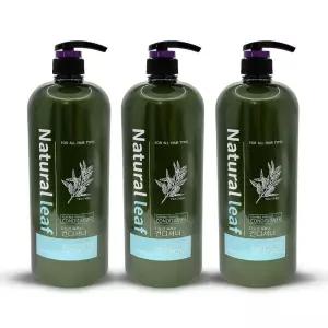 내추럴리프 티트리 프레쉬 허브 컨디셔너 1500ml 3개린스 헤어 향좋은 가정용 업소 업소용 두피샴푸 기능성