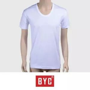 (BYC)면100% 백색 무지 남성 반팔 빅사이즈 런닝