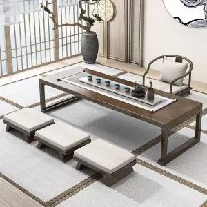 차 테이블 일본식 거실 다다미 인테리어