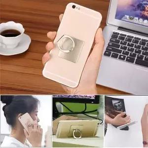 스마트링001(BL00341)-실버 고양이링휴대폰폰거치대