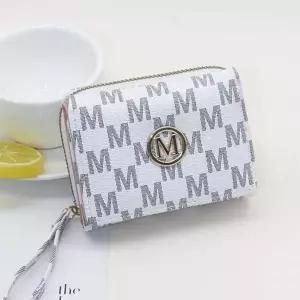 여성 고급 M자 반지갑 교통카드 명함 수납 지갑 카드 미니 여성