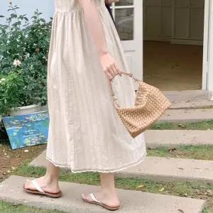 여성 숄더백 토트 크로스 라탄 여름가방 데일리 휴양지 바캉스 피크닉 패션