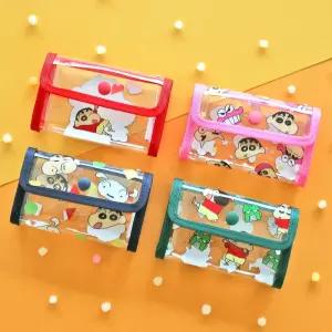 짱구는 못말려 클리어 카드 케이스지갑 용지갑 카드집 파우치 홀더 월렛 포켓