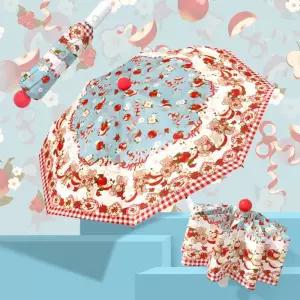 애플 테디베어 UPF+50 암막우산 자동 우양접이식3단우산 양우 우양 가벼운 양산 3단 튼튼한 예쁜양 양선물