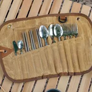 캠핑수저세트 캔버스 커틀러리 세트