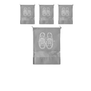 가볍고 생활 방수가 되는 신발 보관용 파우치 X 4개입신주머니 실내화 여행치 가방 슈즈치 용치 용가방