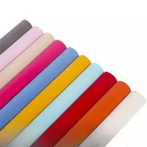 패브릭 자체 스웨이드 플로킹 접착식 벨벳 스티커 원단