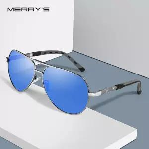Merrys 남성용 프리미엄 편광 선글라스 썬글라스 보잉 스타일 보잉썬 메탈
