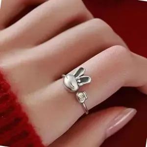 레이어드반지 우정 링 매력적인 사이즈조절 귀여운반지 시선집중