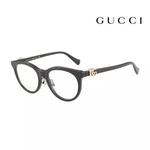 명품 안경테 GG1074O 001_N 라운드 뿔테 여자 남자 안경