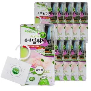 허브스토리 아로마 옷장탈취제 숲속향 10개