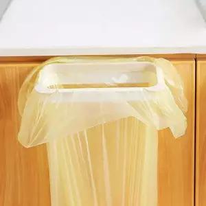 쓰레기 거치대 틈새 봉지 분리수거대 틈새분리수거함 베이지 홀더