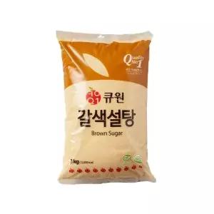 큐원 설탕(갈색)3kg