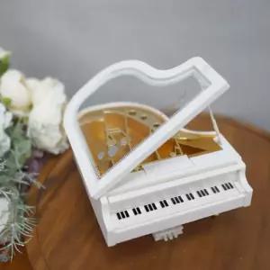 미니 피아노 오르골뮤직박스 소품 장식 멜로디