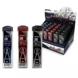 [문구] 스케치 철필심 2B 그림화 샤프심 드로잉 36개입