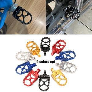 오토바이 발 페그 MX 와이드 팻 페달 (Harley Sportster XL 883 1200 Dyna Street Bob Custom 용 시프터 포