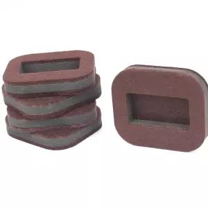 받침대 의자바퀴 고정커버 갈색 5개입층간소음방지 보호패드 화장대 식탁발 마루 낮은발캡 리폼