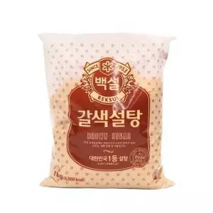 감리로운 단맛 백설 황설탕 1kg식자재향신료조미료식료품