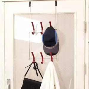 좌우이동형 고리 도어행거 문옷걸이 모자 2단 벽후크 후크 다용도 정리 가방 행거 마스크