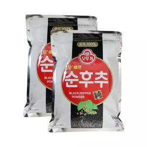 오뚜기 오쉐프 순후추 1kg 2개