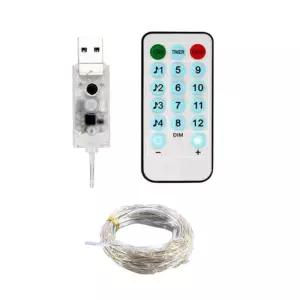 음악 리듬 동기화 LED 와이어 조명파티무드등 스마트LED스트링 캠핑줄 방꾸미기 LED앵두전구리모컨 크리스