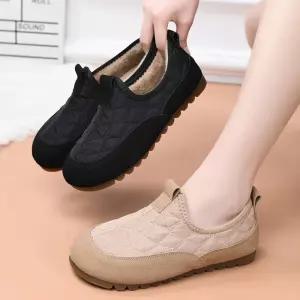 여성 겨울 방한화 패딩 기모 신발 부츠 미끄럼방지털 남성 앵클 숏부츠