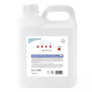 이공 핸드워시 딸기향 4L 버블 비누 거품 폼워시 세정제 거품물 손비누 물비누 대용량 리필