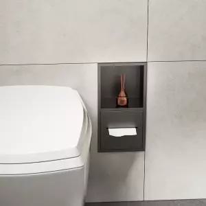 매립형 휴지걸이 두루마리 티슈 붙박이 스텐