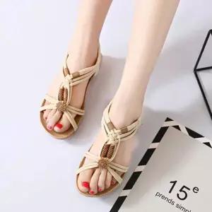 여자 끈샌들 스트랩 여름 슈즈 캐주얼 치마 신발 efu8+1XGo