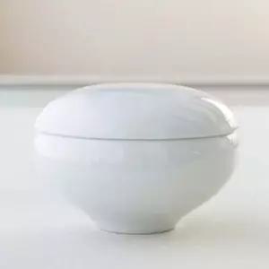 [무료배송] 이천도자기 물레삭정 뚜껑 공기 10.5cm