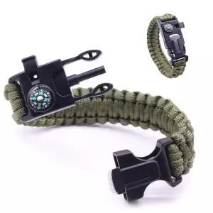 잔솔 생존 끈팔찌 파라코드 나침반 캠핑 매듭 구조