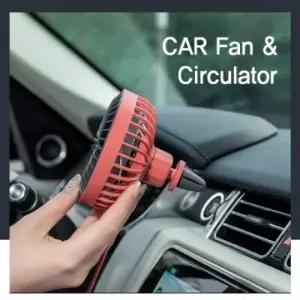 차량용 써큘레이터 송풍기선풍기 LED무드조명 차량용선풍기
